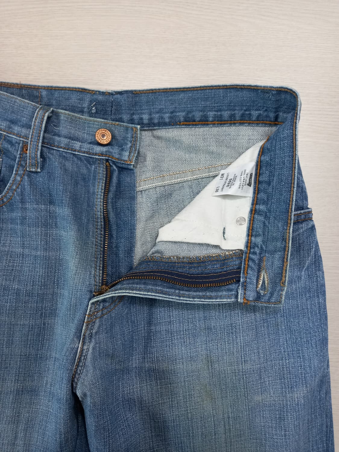 29-30 리바이스569 테이퍼드핏 슬림일자진 29-555 상품이미지7