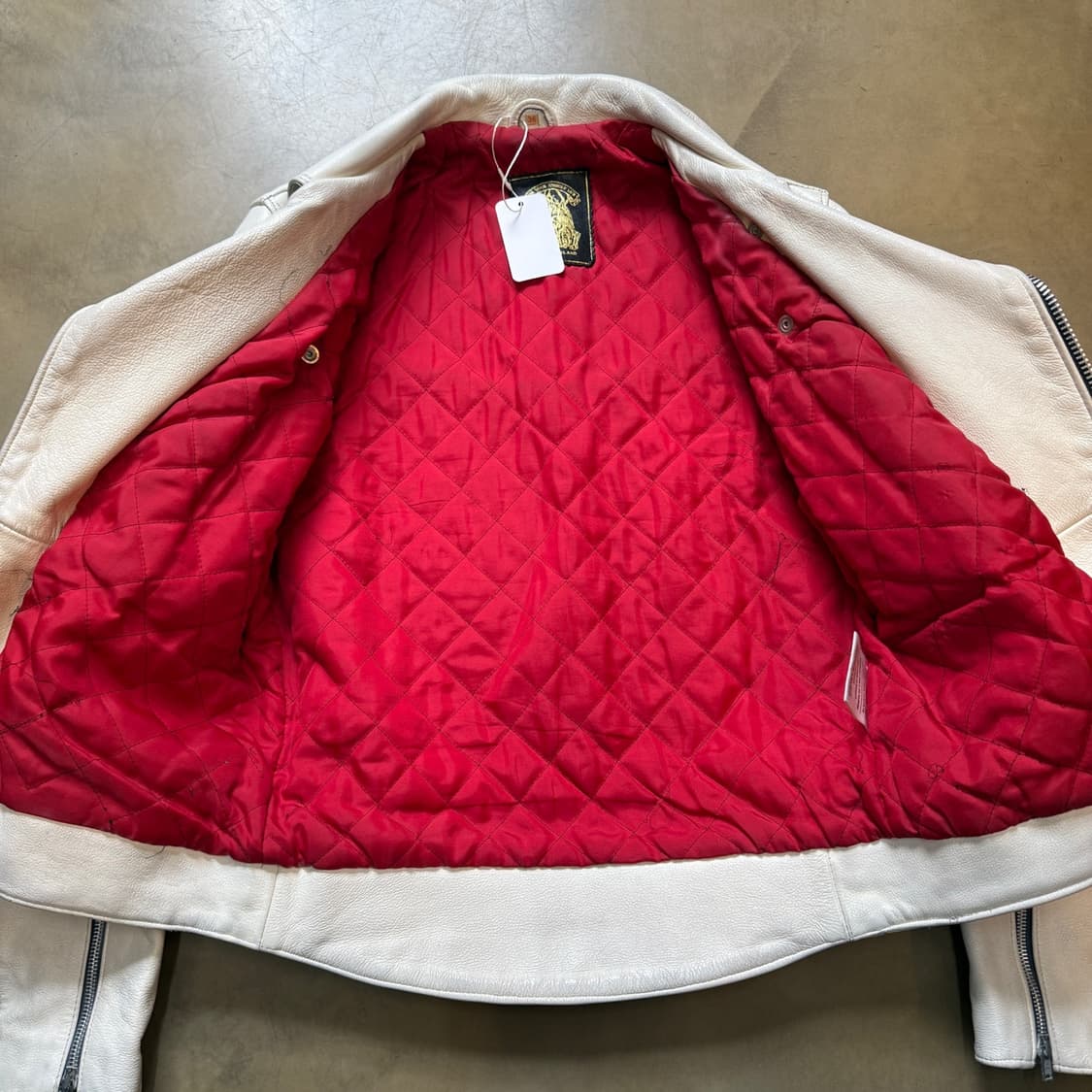 666 레더 영국생산 더블 라이더 레더 자켓  상품이미지5