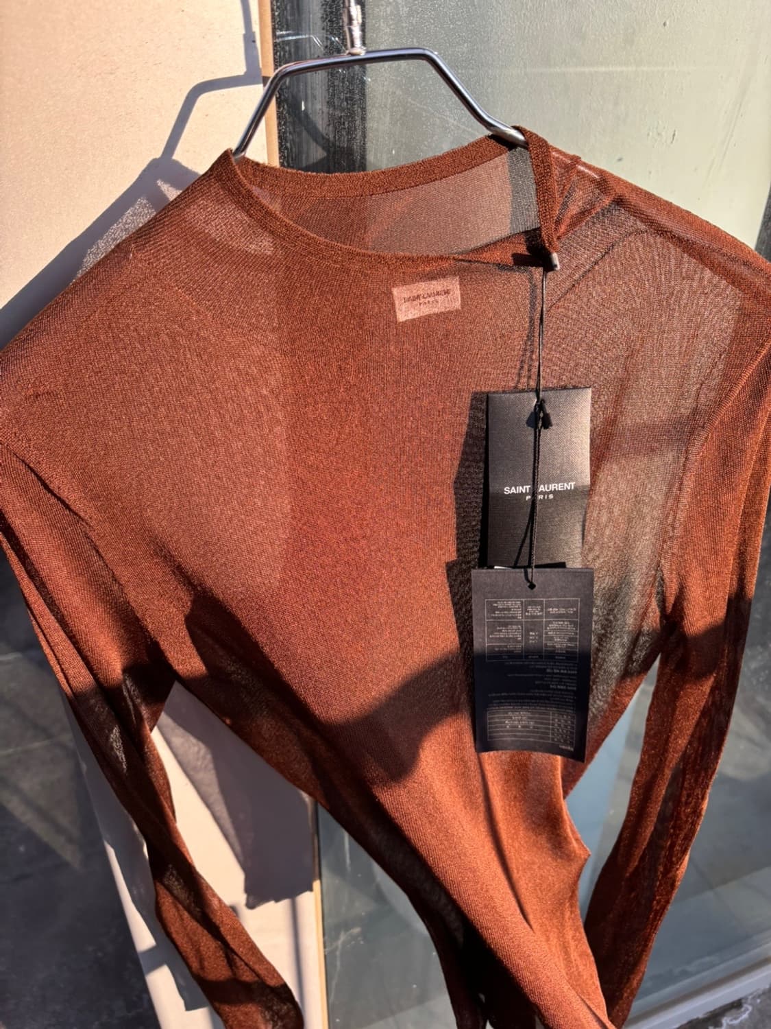 (New)Saint Lauren Silk See-through 상품이미지1