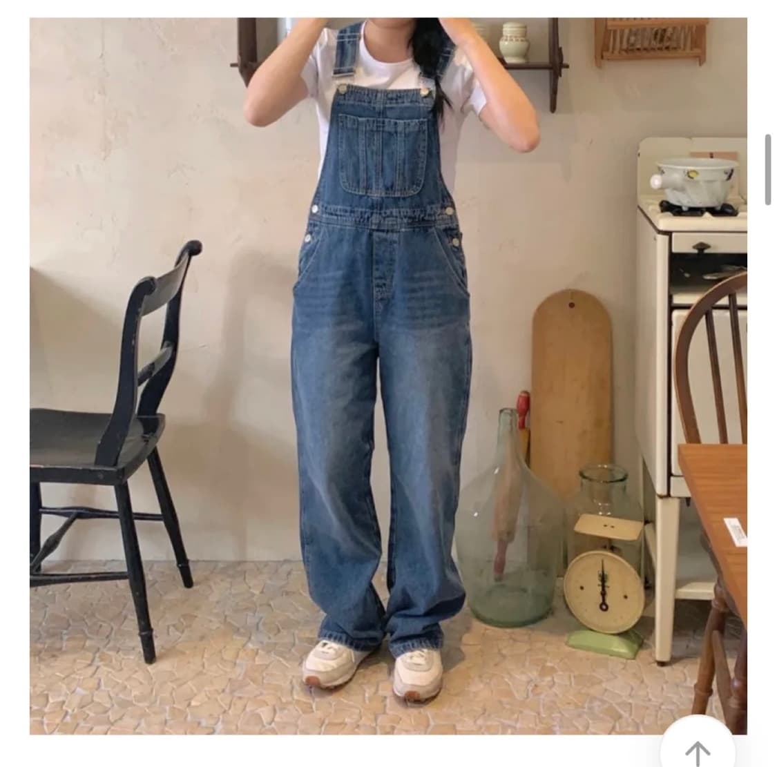 -ˋˏ 데님 멜빵바지 ˎˊ- 상품이미지3