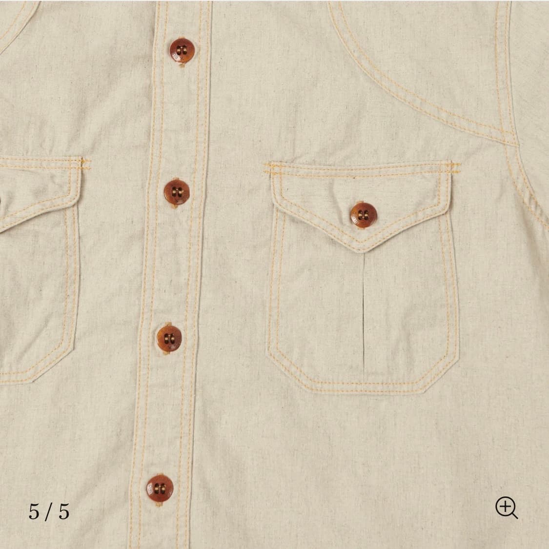 프리휠러스 그레이트 레이크스 몬탁 셔츠 오트밀 (16사이즈) 상품이미지5