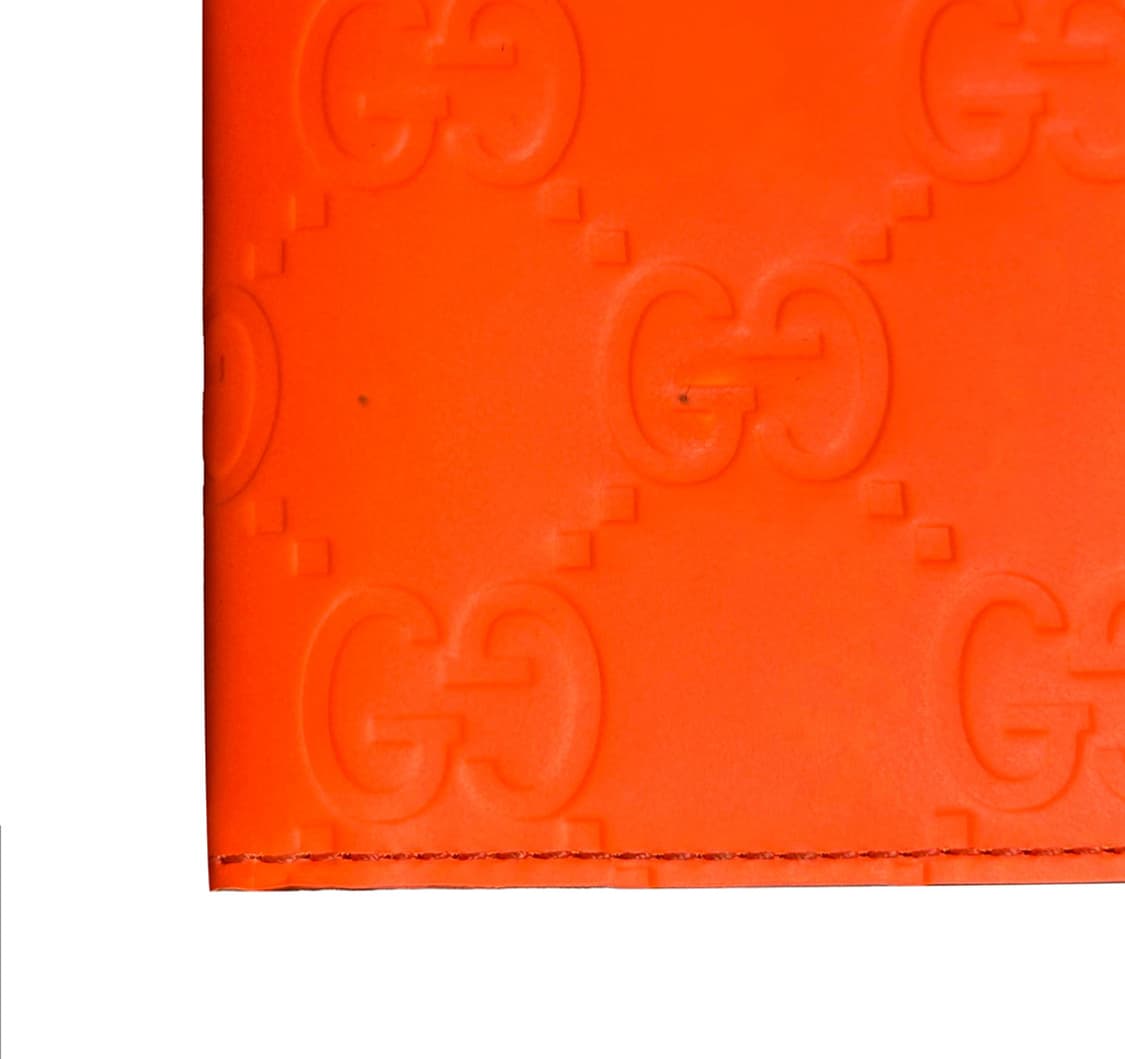 Gucci 구찌 남성 GG 러버 이펙트 오거나이저 카드지갑 형광 오렌지 상품이미지8