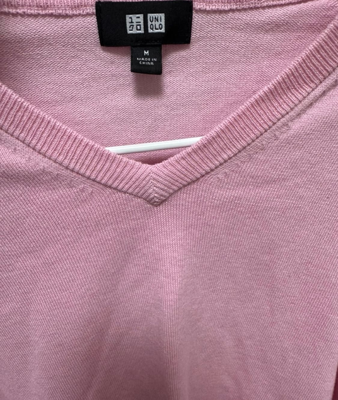 유니클로 핑크색 니트 상품이미지3