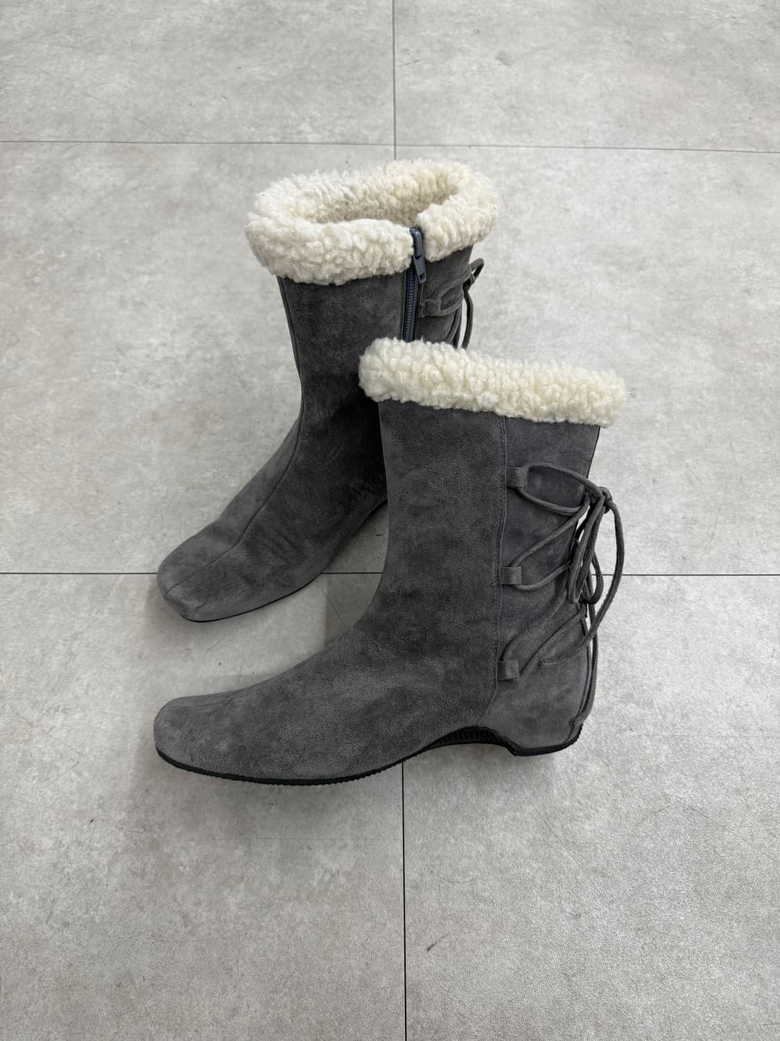 hush puppies 스웨이드 레이스업 부츠 상품이미지2