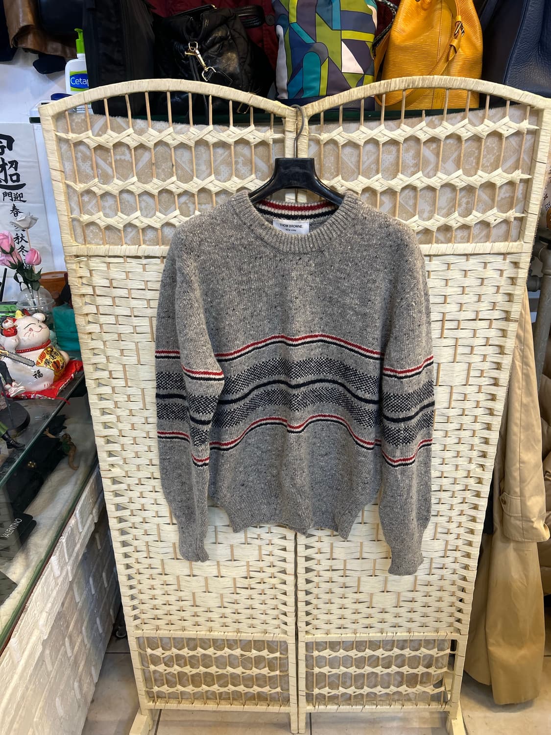 4/100-105/21fw 정품 톰브라운 저지 버드아이 니트팝니다 상품이미지1