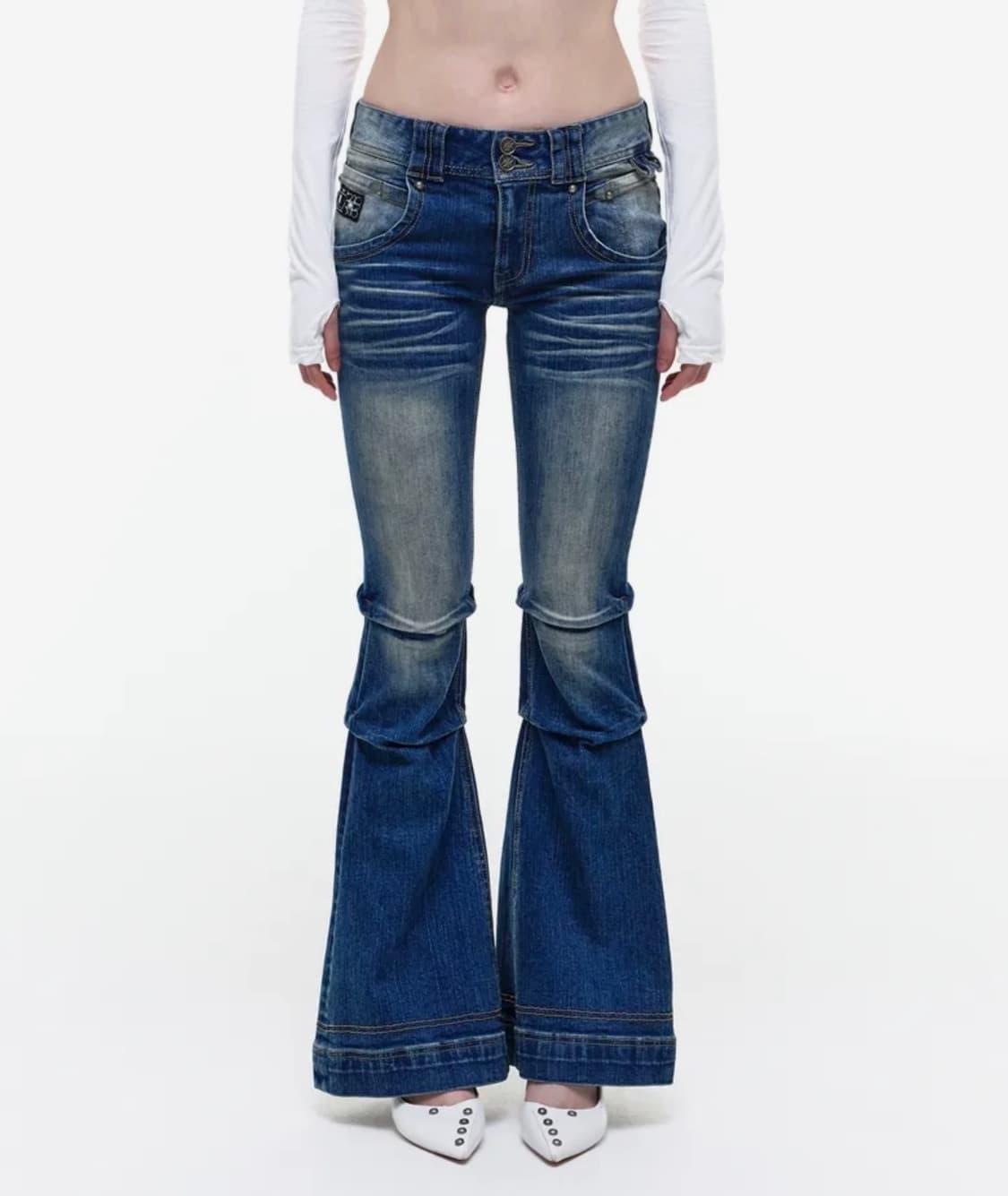 오퍼스 0012 STUNNER FLARE DENIM PANTS 상품이미지1