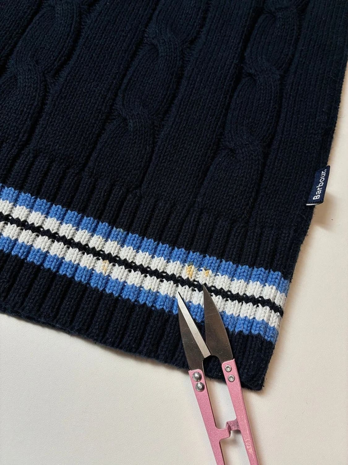 바버 Barbour 1990 크리켓 꽈배기 니트 PN8118 상품이미지4