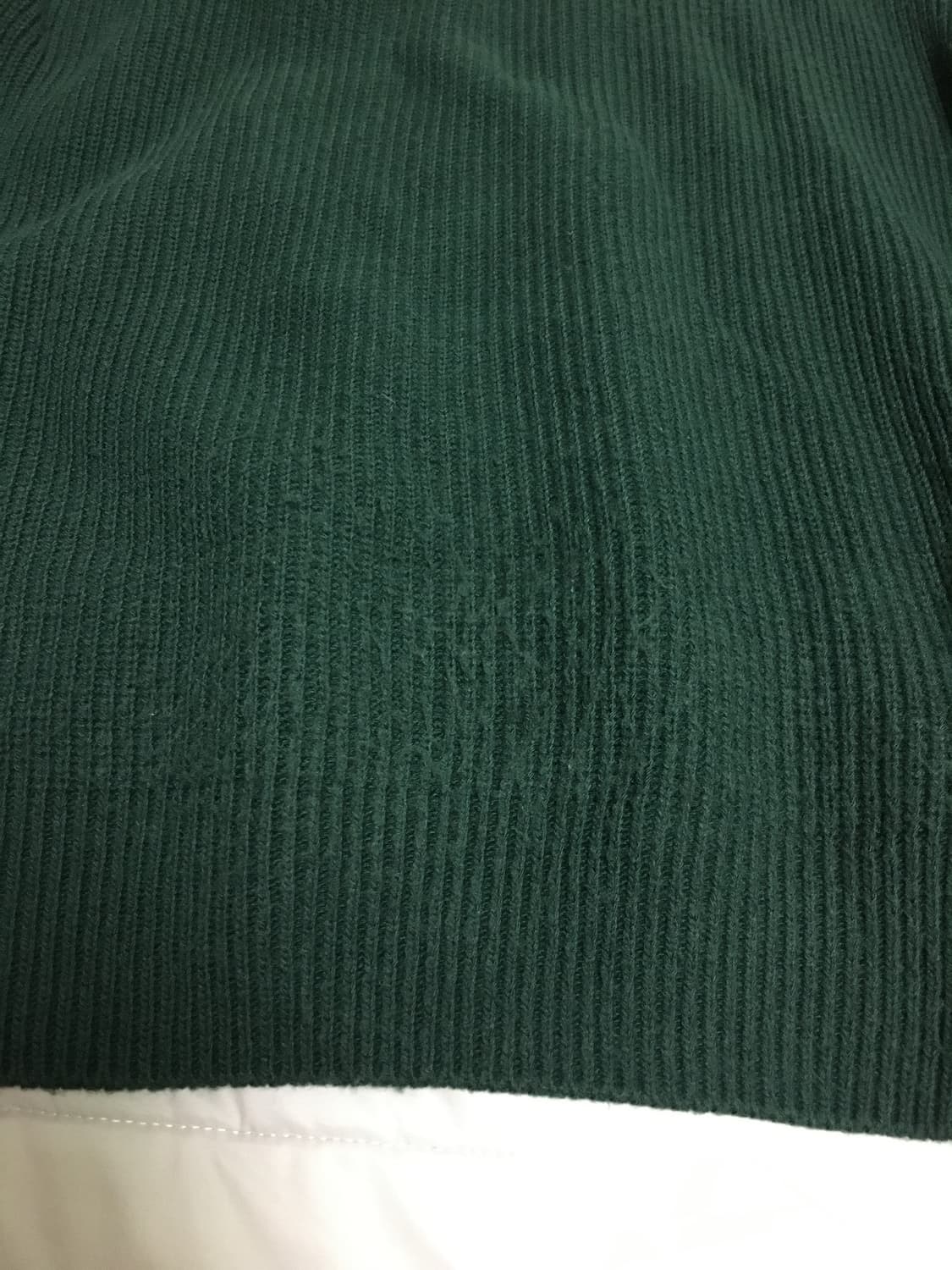 폴리테루 월스와일무브먼트 니트후드집업 다크그린 1사이즈 상품이미지3