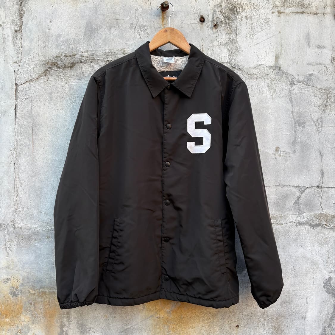 Stussy x Champion 스투시 x 챔피온 플리스 코치자켓 상품이미지1