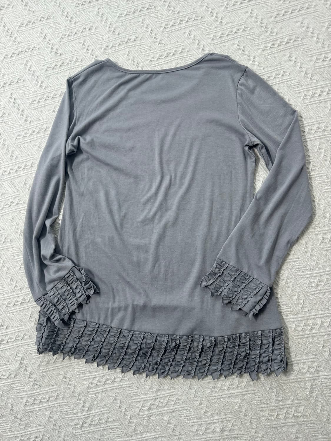 소프트 러플 탑 셔링 스커트 3pcs SET 상품이미지9