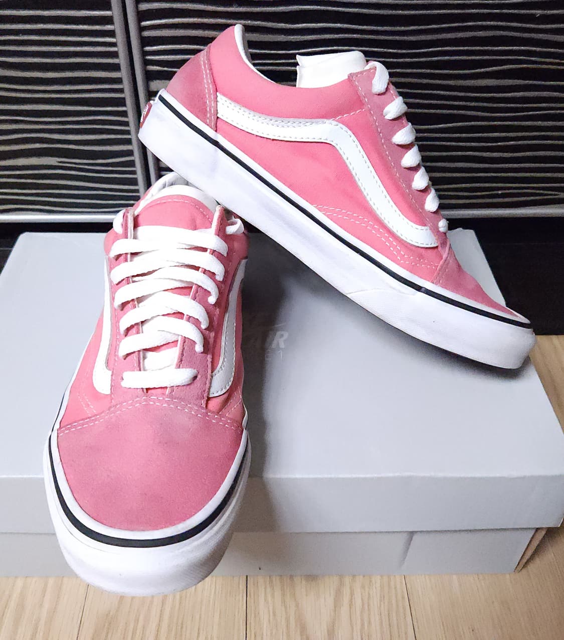VANS 반스 올드스쿨 스트로베리 핑크 : 화이트 230 상품이미지3