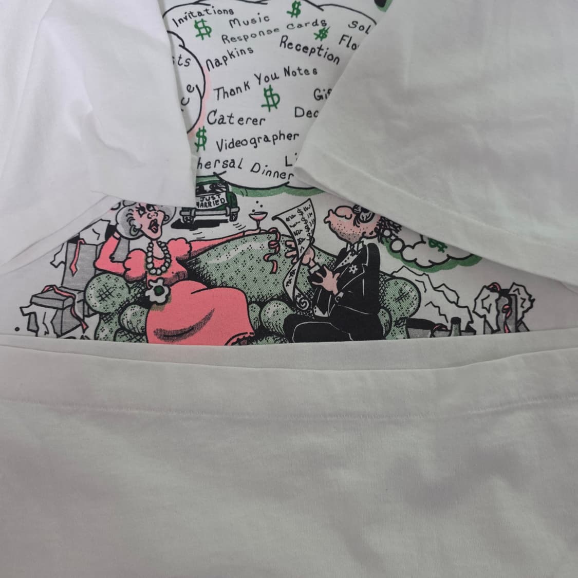 [XL] 90s 빈티지 서바이브드 웨딩 유머티 상품이미지6
