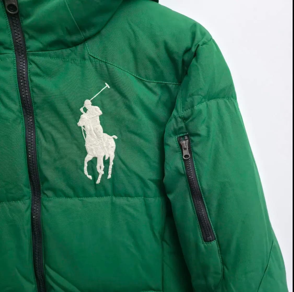 폴로 빅포니 패딩 그린 (네고가능) 상품이미지4