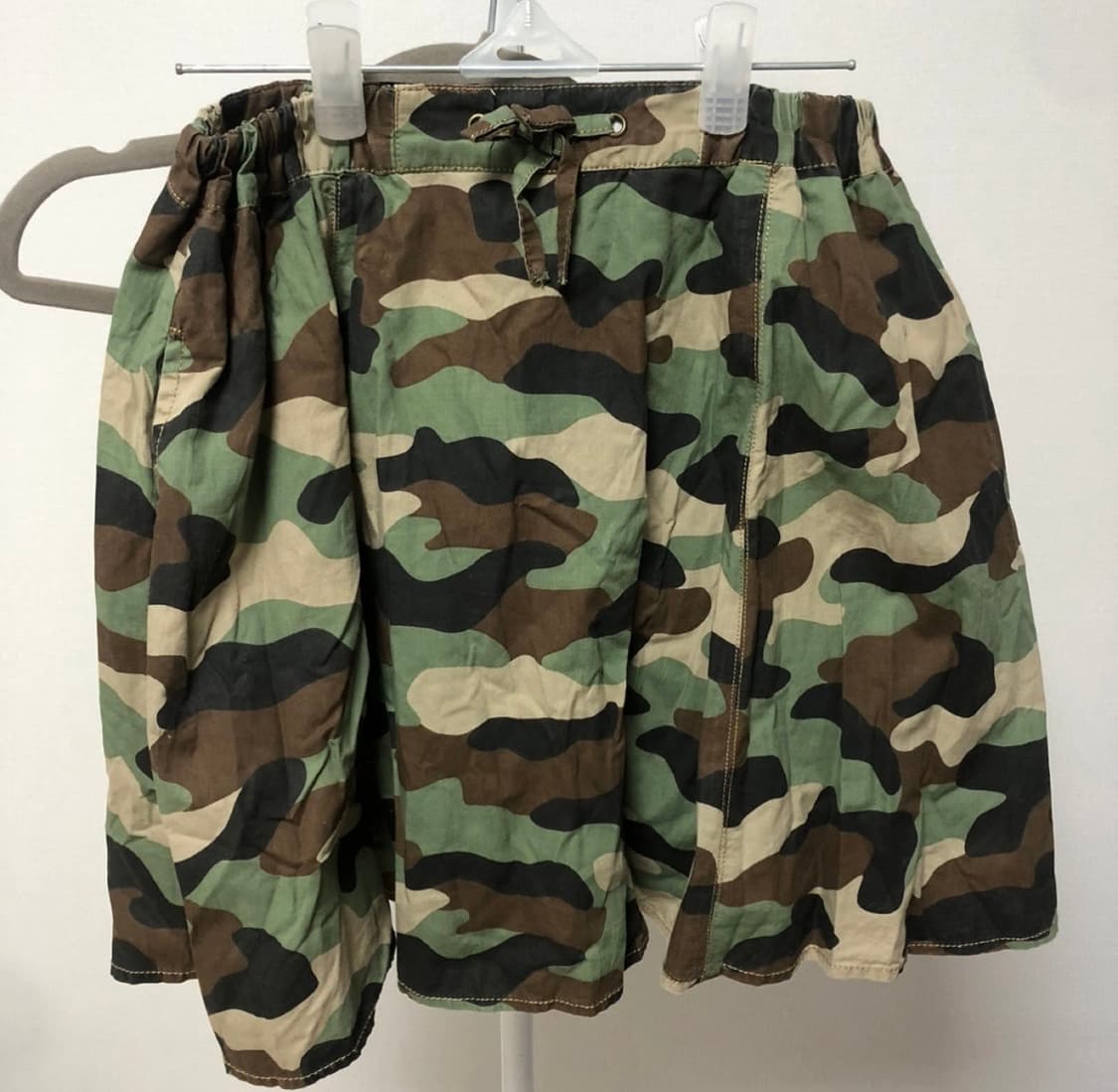 카모 밀리터리 치마바지 상품이미지1