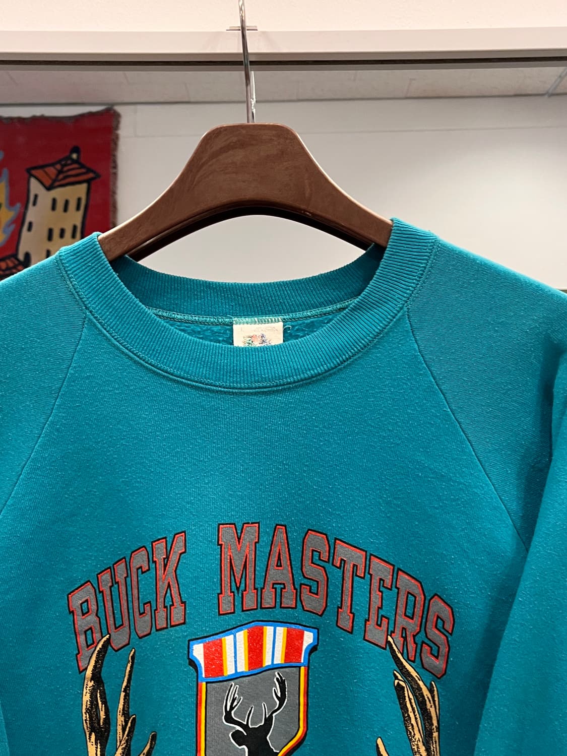 80s 프룻오브더룸 BUCK MASTER 스웻셔츠 (made USA) 상품이미지3