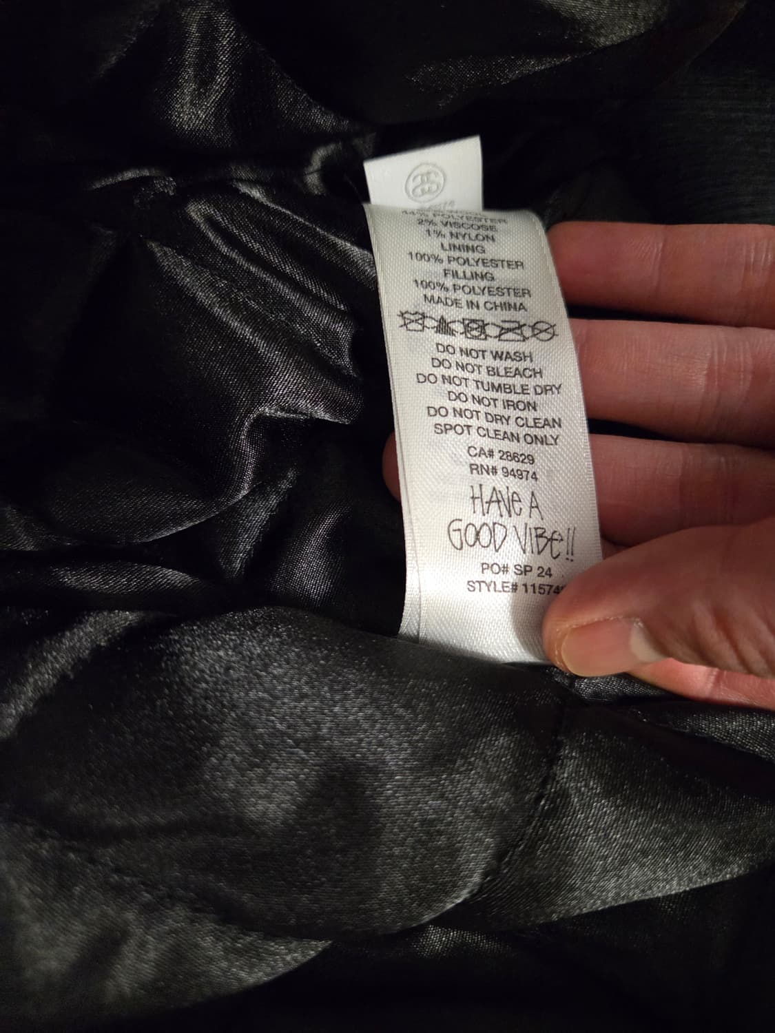 스투시 컴피티션 바시티 자켓 블랙 m 상품이미지4