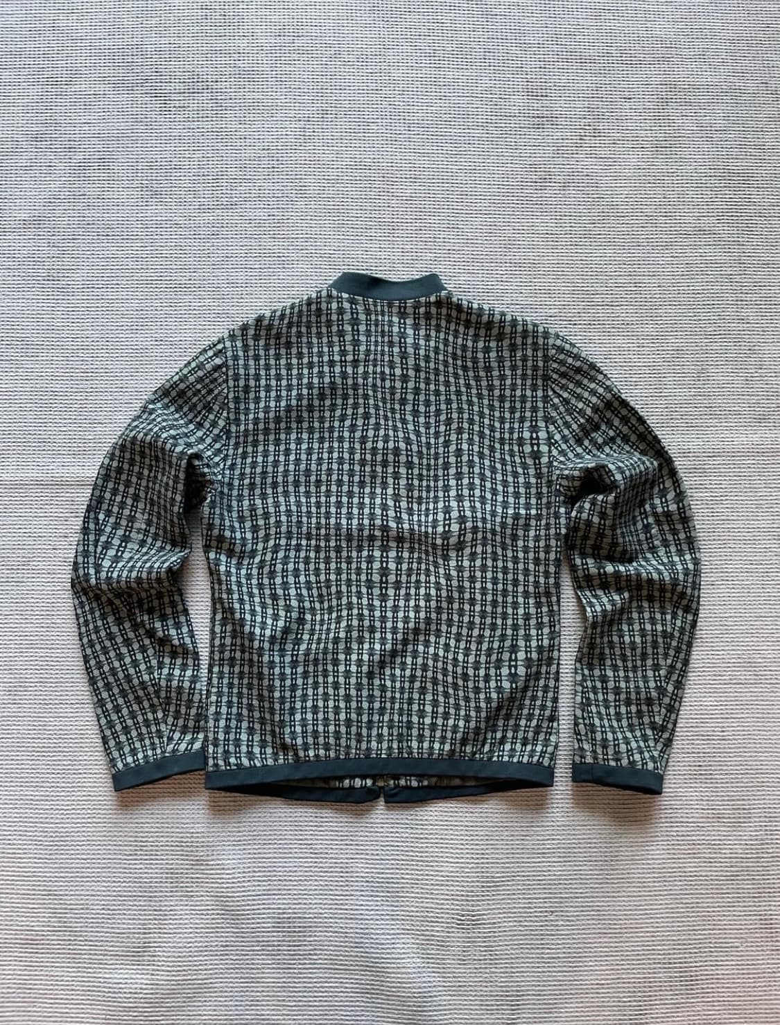 돌체엔가바나 체크 패턴 트위드 봄버 자켓 상품이미지3