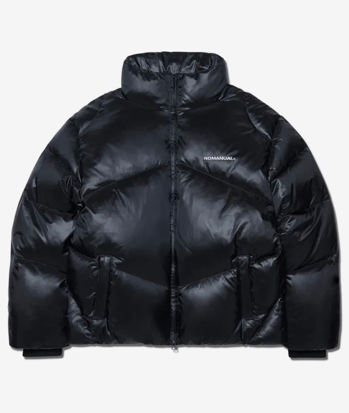 노매뉴얼 패딩 (Glossy black) 상품이미지2