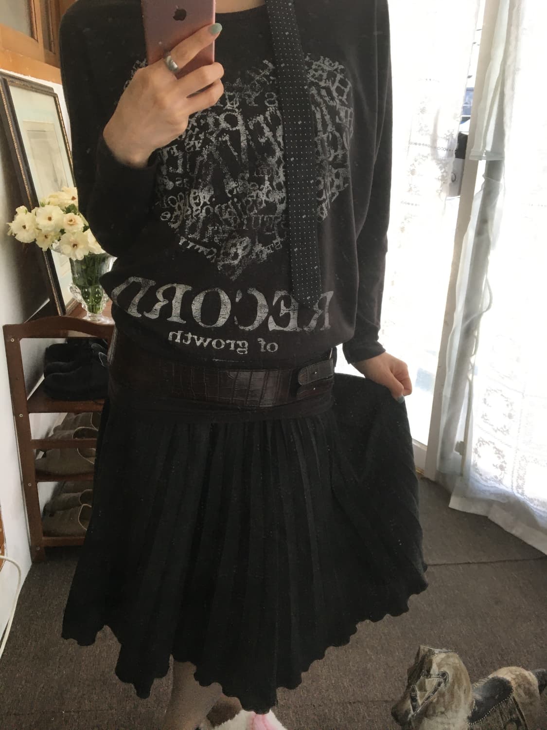 갸루 펑크 빈티지 코디세트 3pcs 상품이미지2