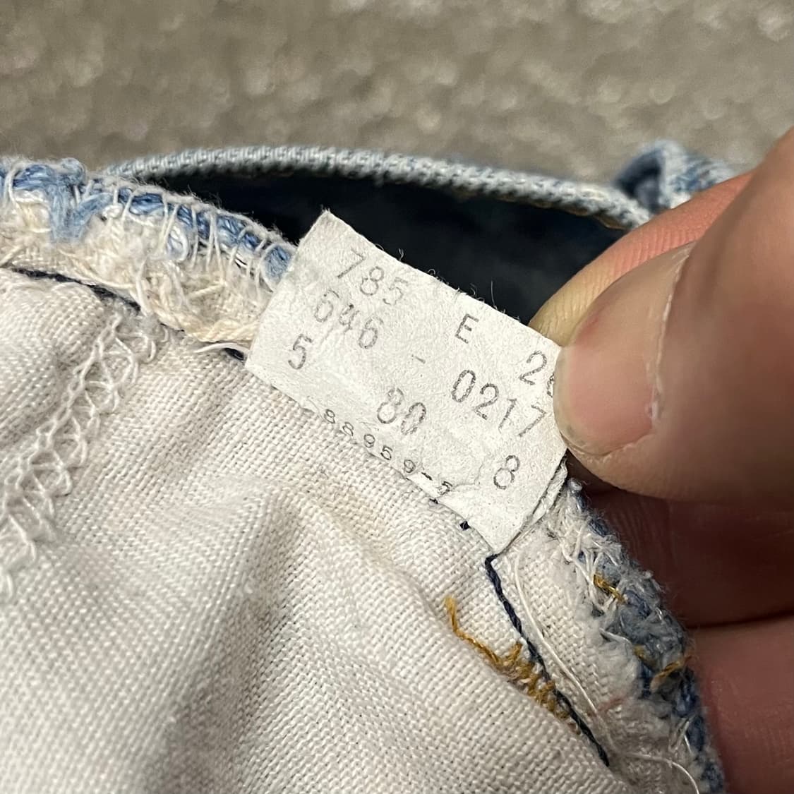 80s Levis646 오렌지탭 벨바텀 (31“) 상품이미지5