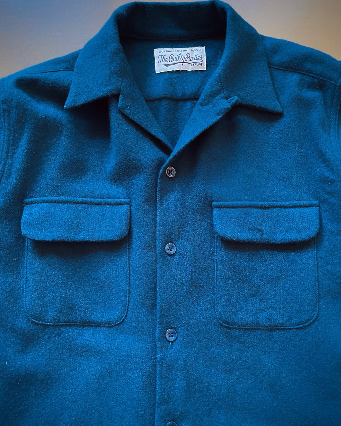 WACKO MARIA Double Pocket Wool Shirt 상품이미지6