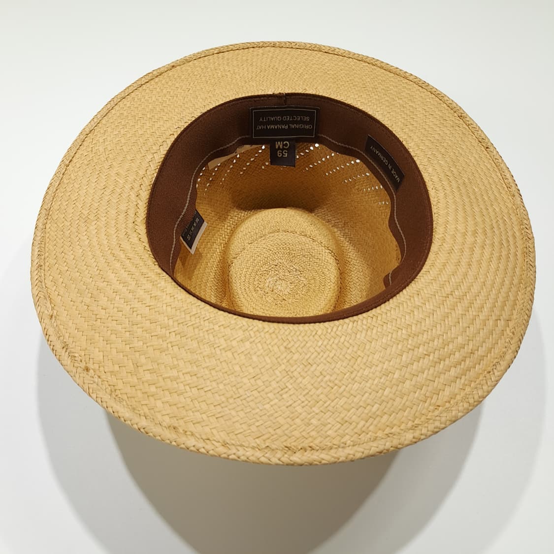 CL820 빈티밀라 독일판 파나마 스트랩 베이지 페도라 모자 상품이미지6