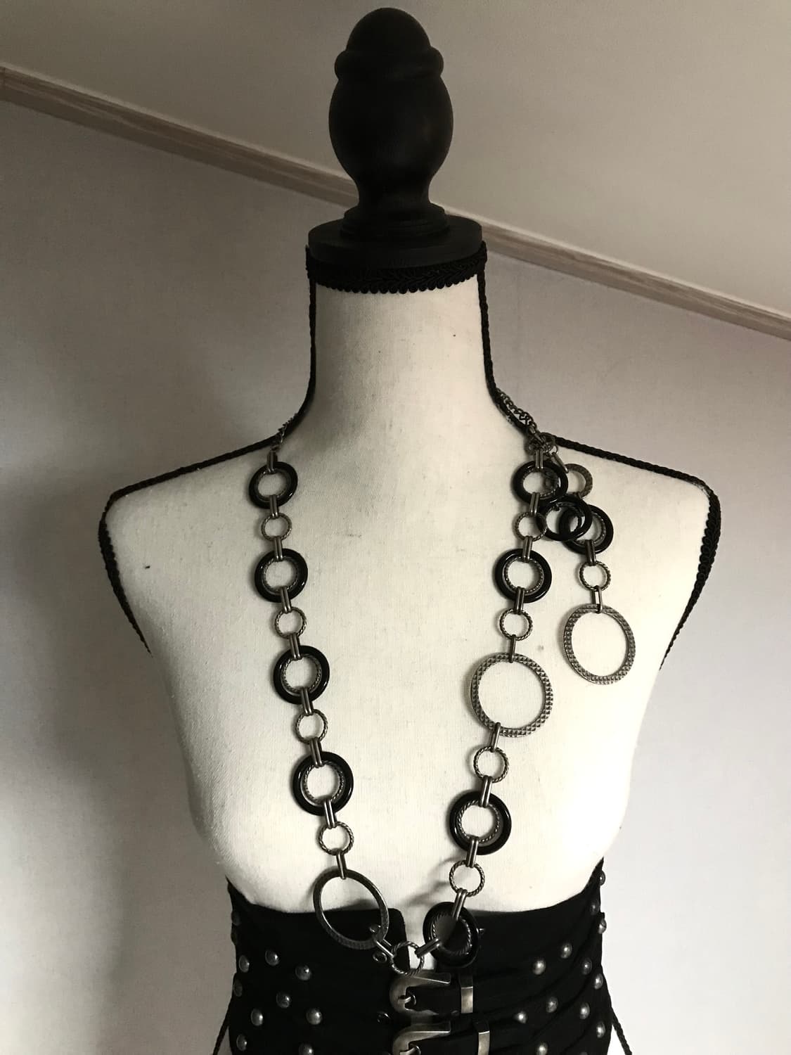 Custom Ring Chain Necklace & Waist Belt 상품이미지1