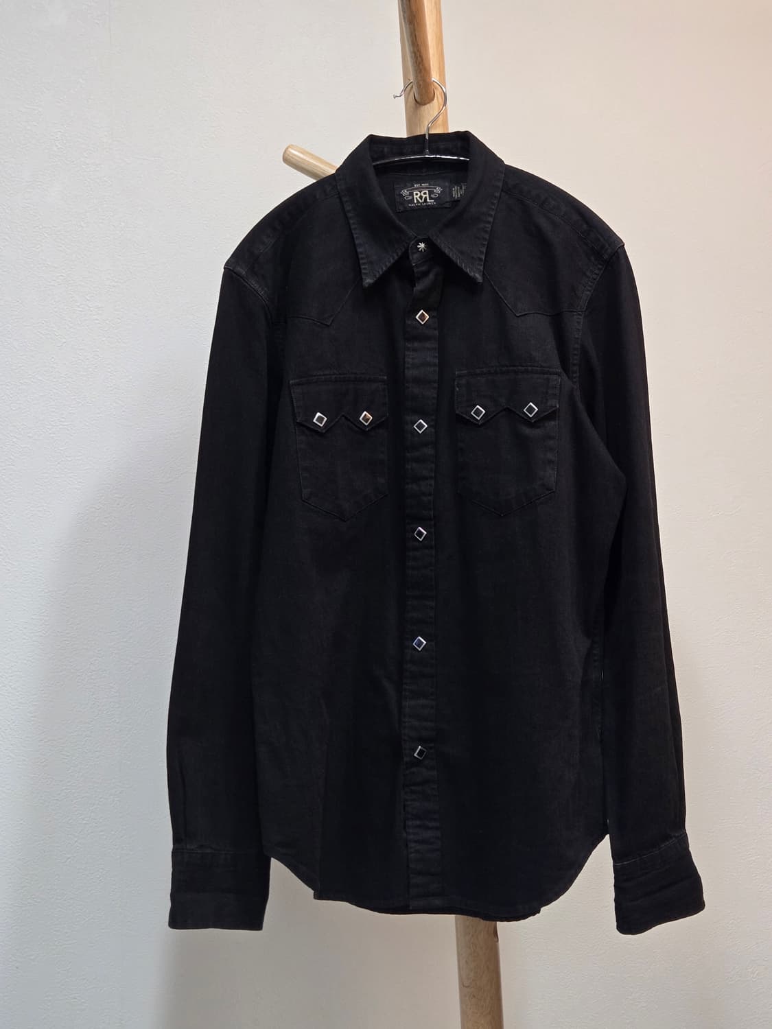 Rrl 콘초블랙셔츠 m 상품이미지1