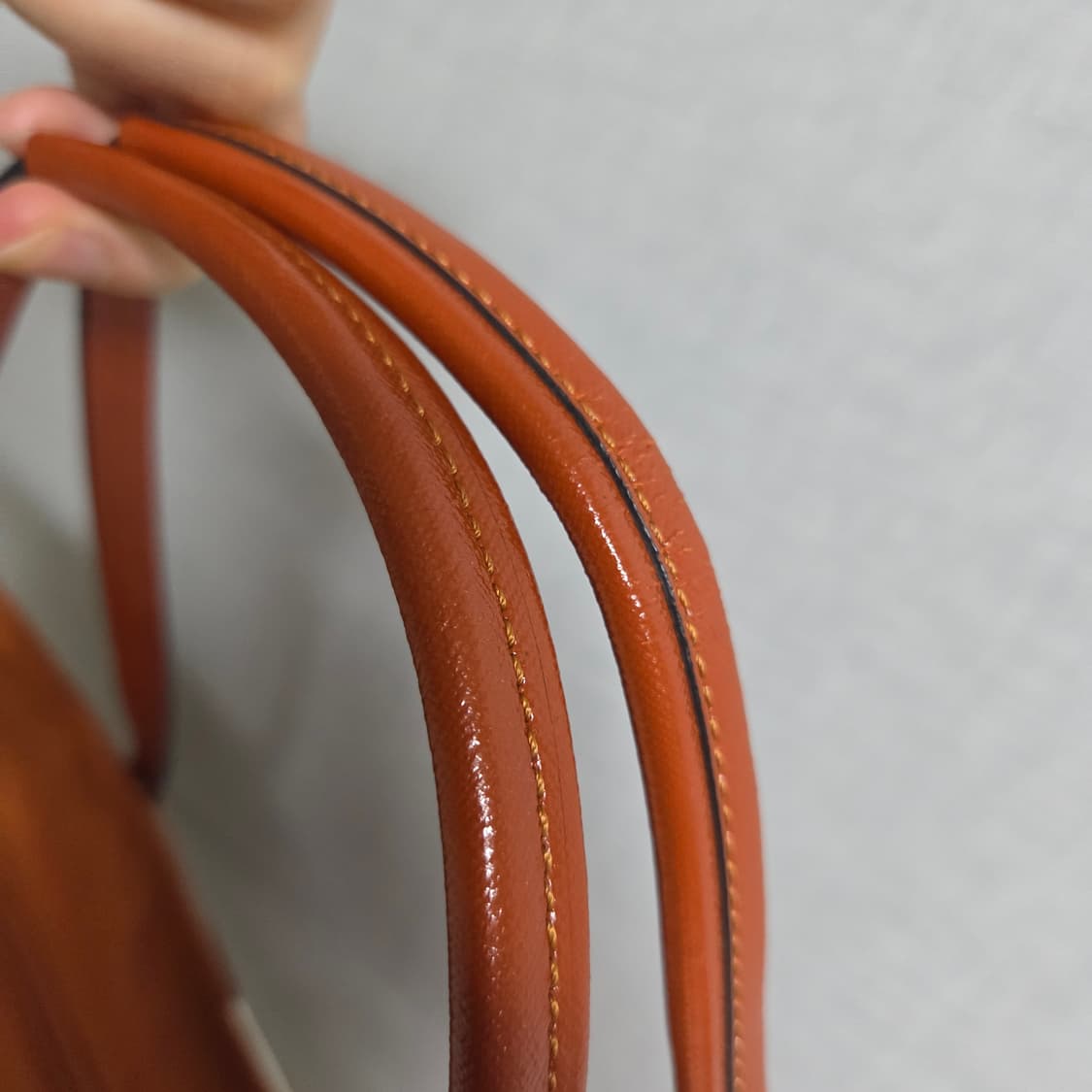 투미 보야져 오렌지 나일론 레더 트리밍 클래식 데일리 숄더 토트백 상품이미지5