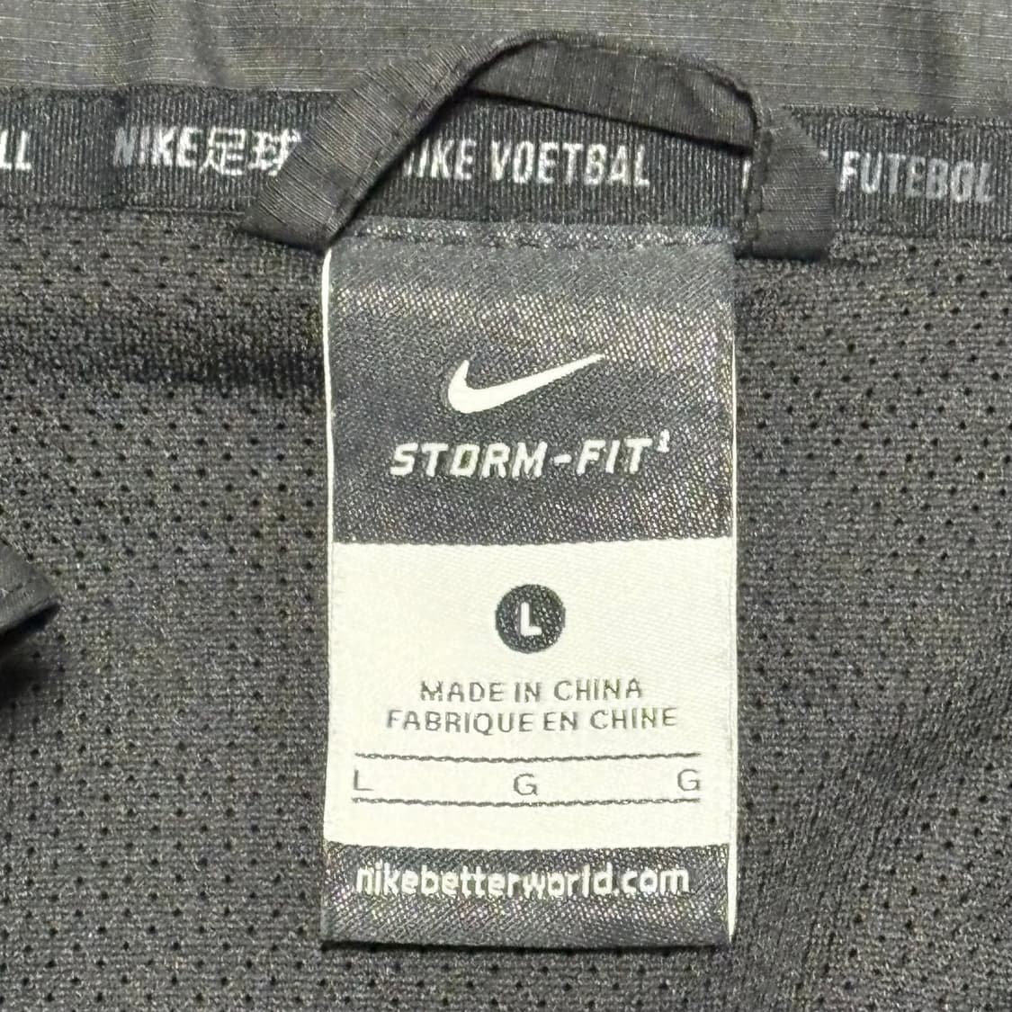 Nike 멘체스터유나이티드 블랙 후드 바람막이 상품이미지3