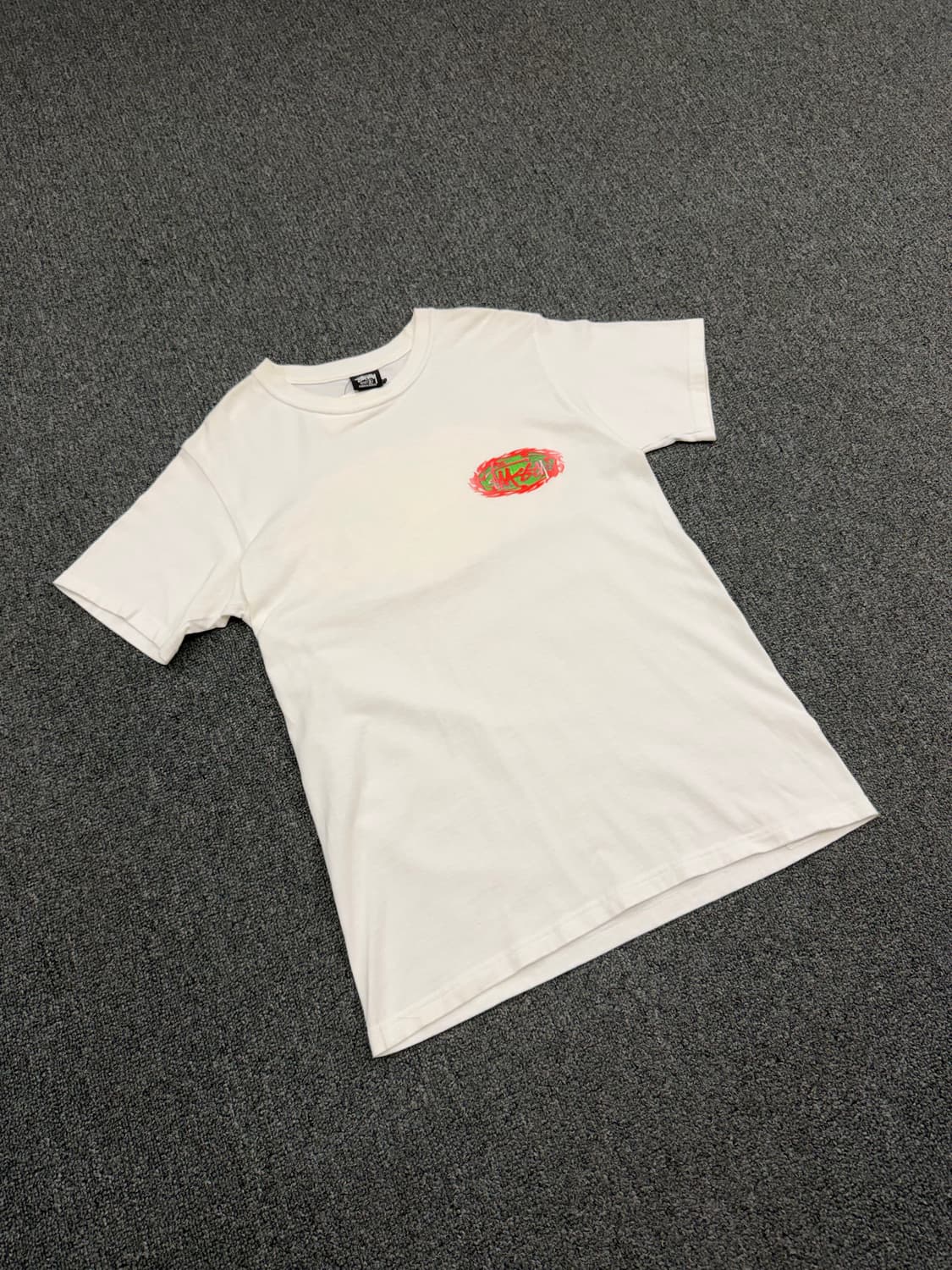 S) 스투시 빈티지 애트머스피어 프린팅 반팔 티셔츠 상품이미지1