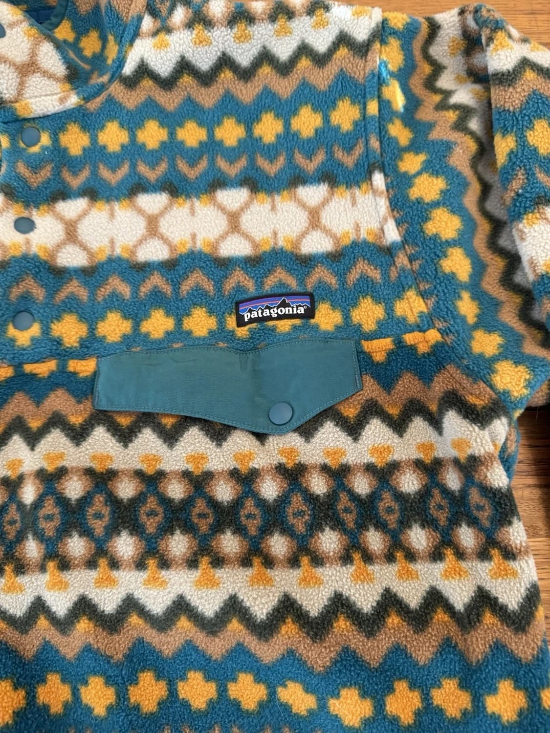 90s 파타고니아 신칠라 스냅-티 플리스 풀오버 상품이미지2
