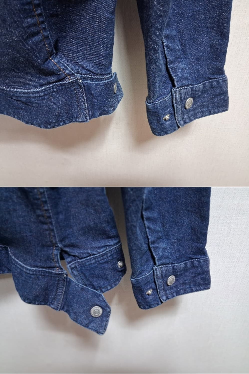 일본구제 PLANT TARO HANAKO 집업버턴 인디고 청쟈켓 남105 상품이미지7