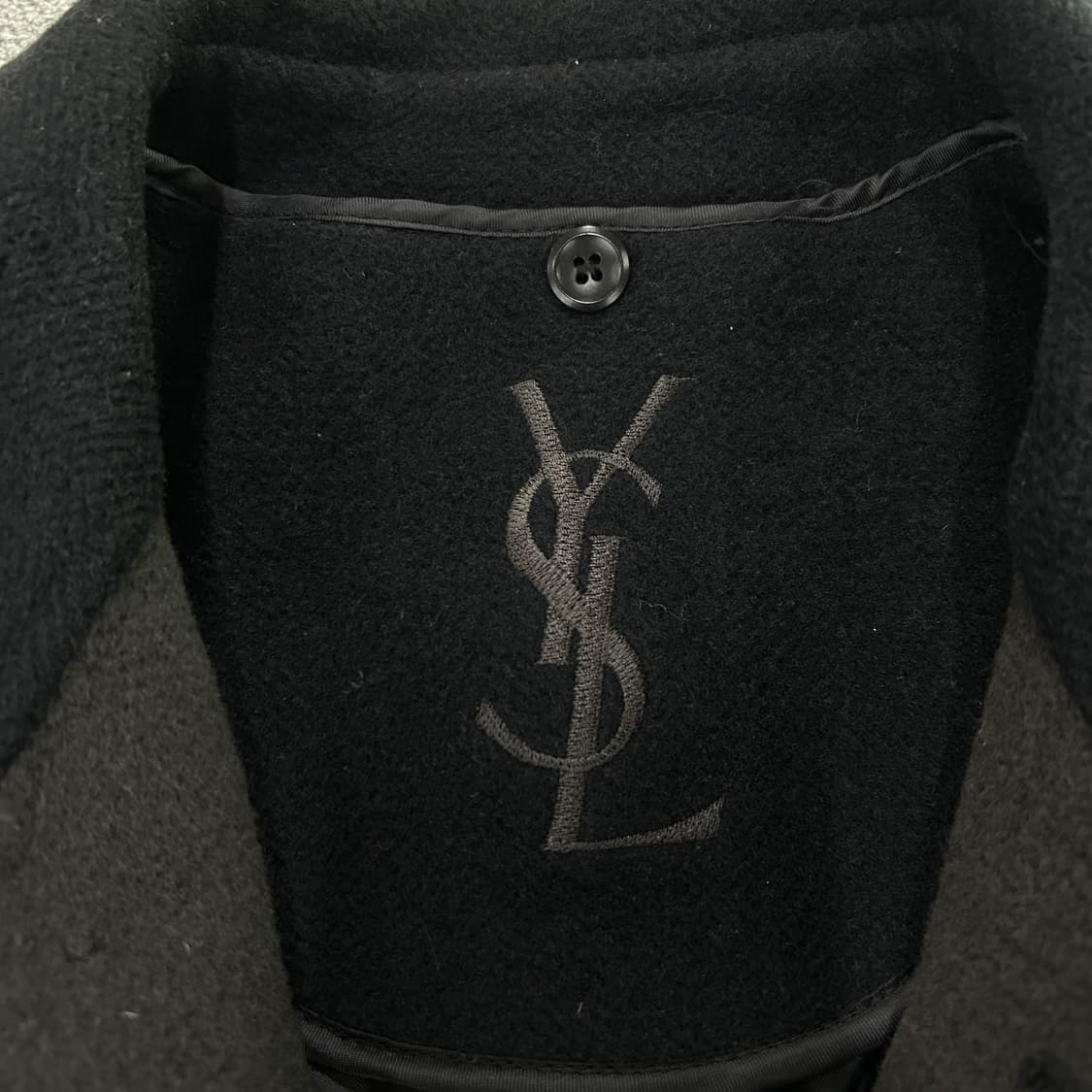 입생로랑 블랙 울 코트 m -L 상품이미지2