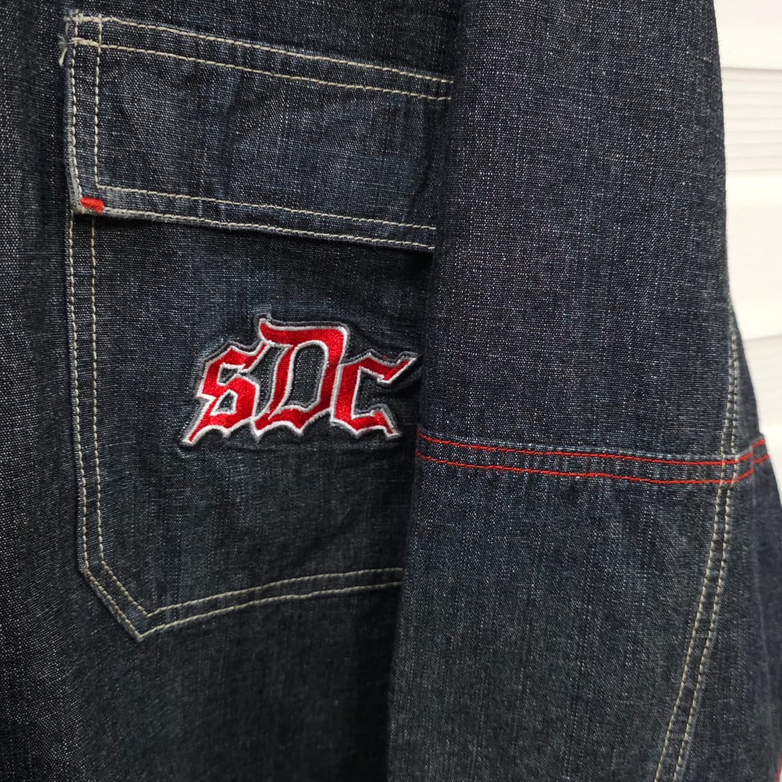 빈티지 스눕독 Snoop Dogg 빅사이즈 데님셔츠- 2XL 상품이미지4