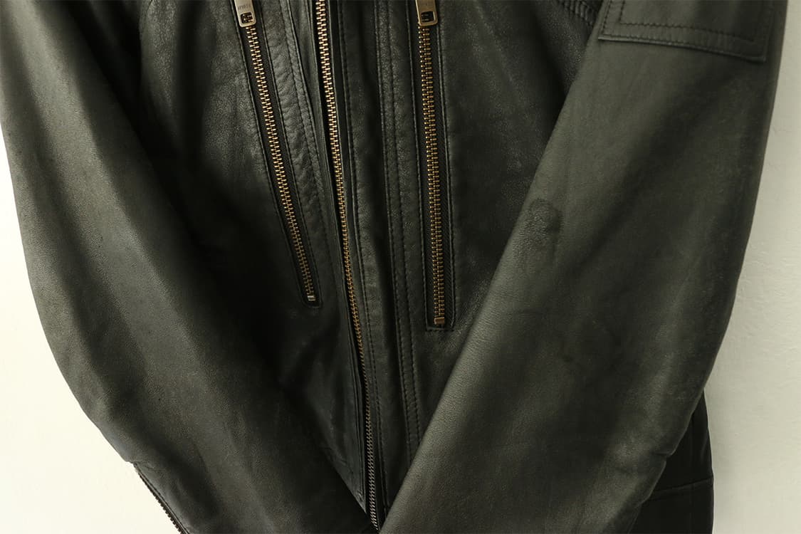아비렉스 후드 레더 자켓  상품이미지10