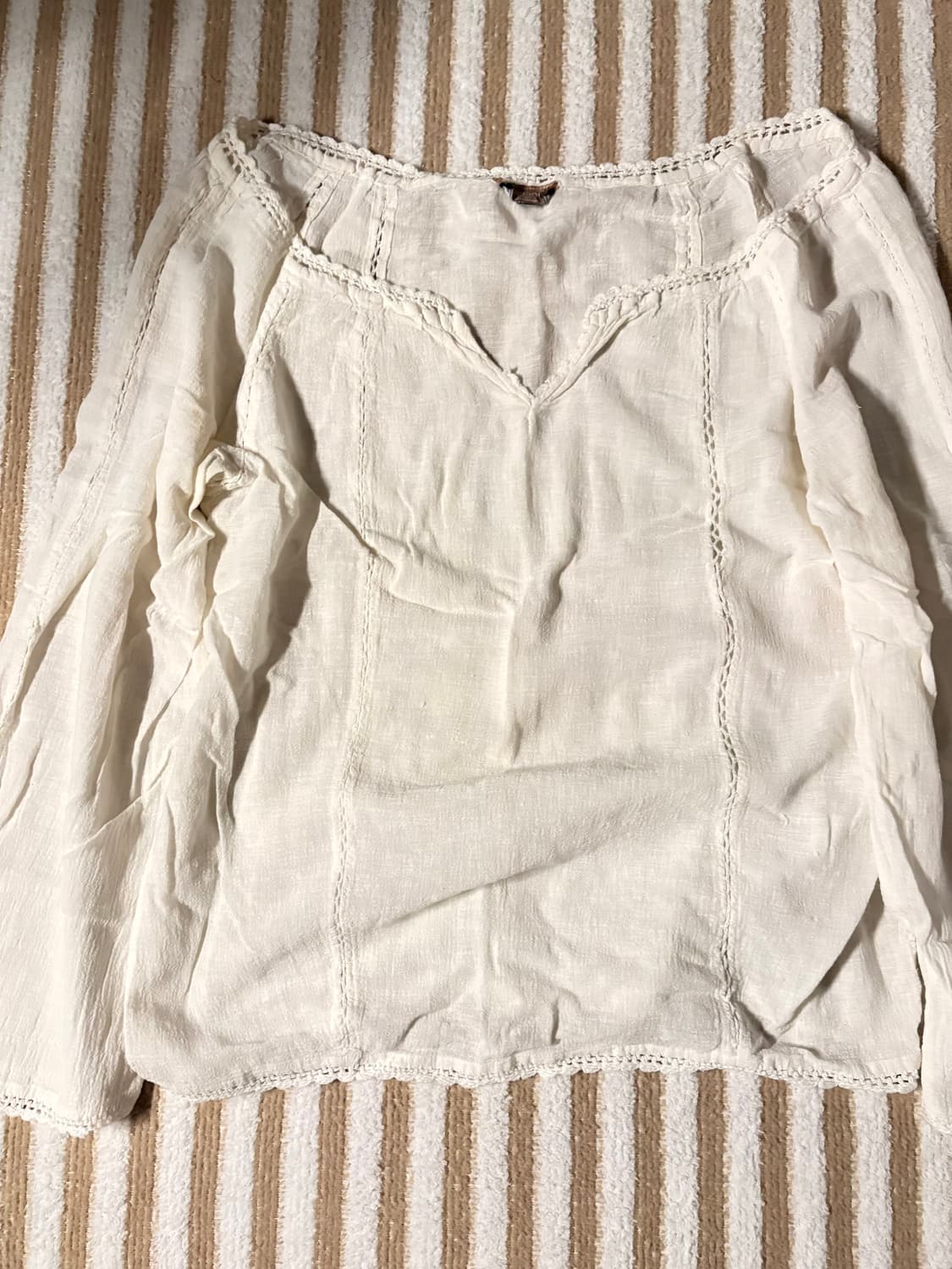 빈티지 레이스 상의 블라우스 상품이미지1