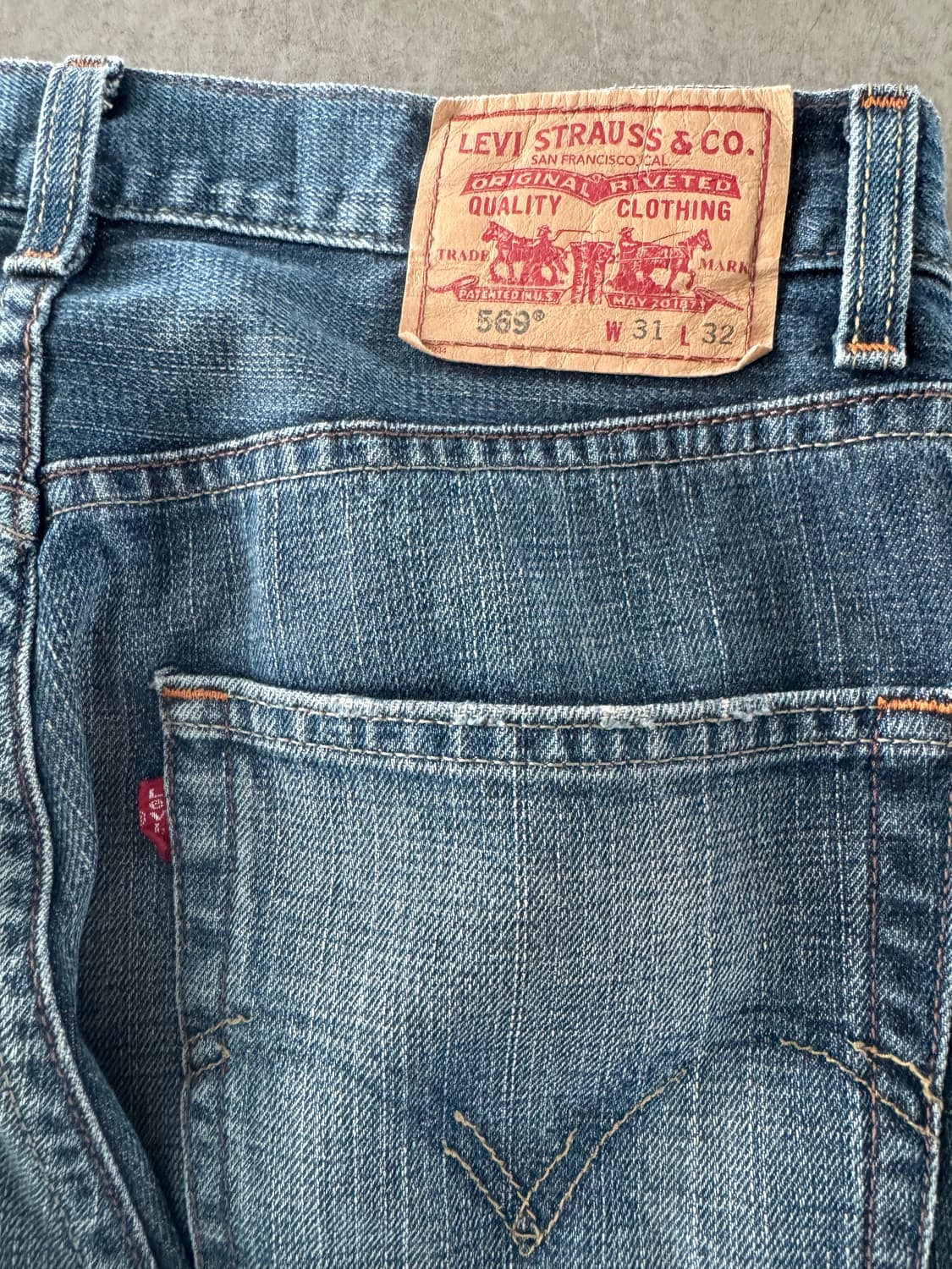 00s 리바이스 569 루즈 스트레이트 데님 상품이미지4