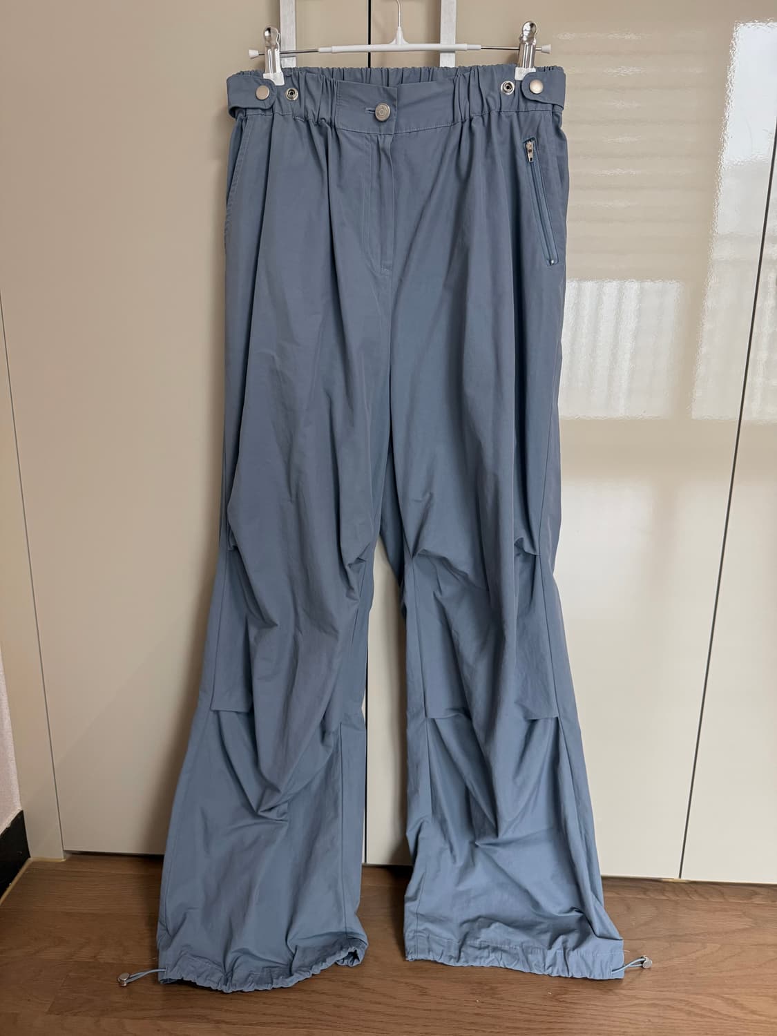 오헤시오 EFFECT NYLON PANTS, BLUE 상품이미지2