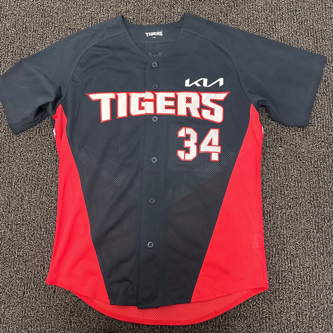 기아 타이거즈 야구 유니폼 져지 변하율 마킹 105(XL) 상품이미지1