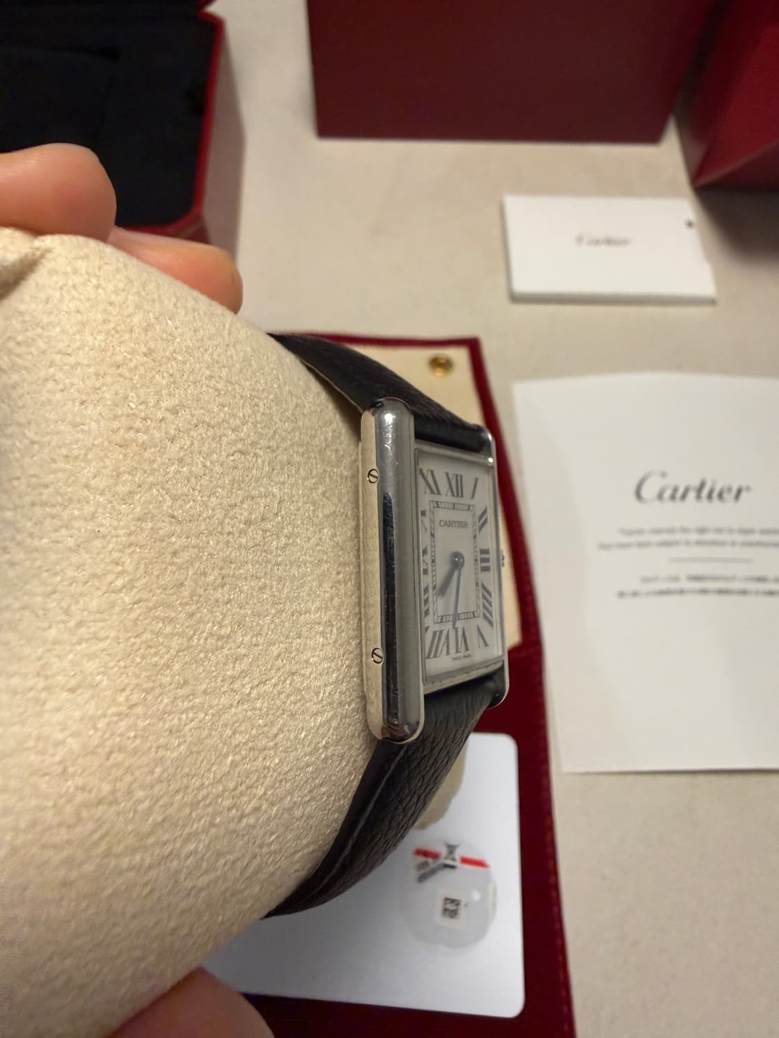 까르띠에 탱크 머스트 라지 스틸 상품이미지3