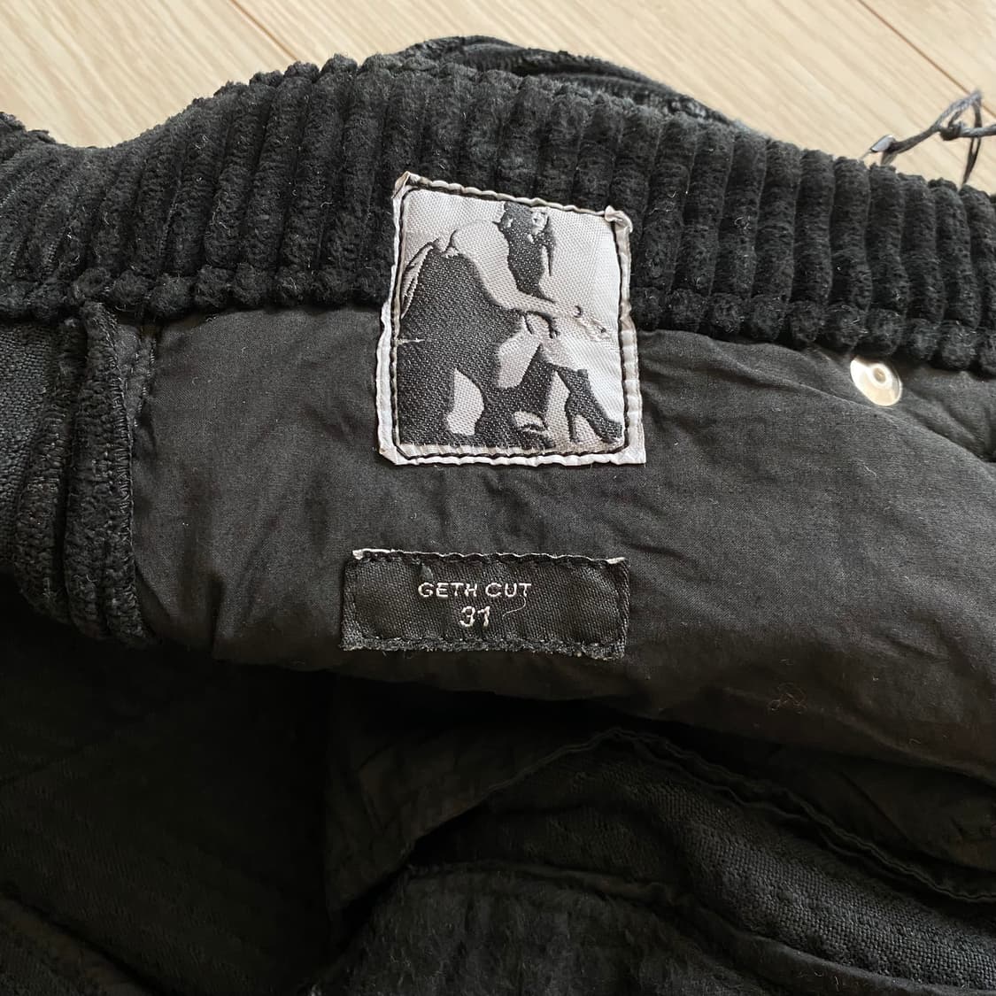 [31] 릭오웬스 다크쉐도우 포터빌 게스 컷 코팅 코듀로이 진 상품이미지6