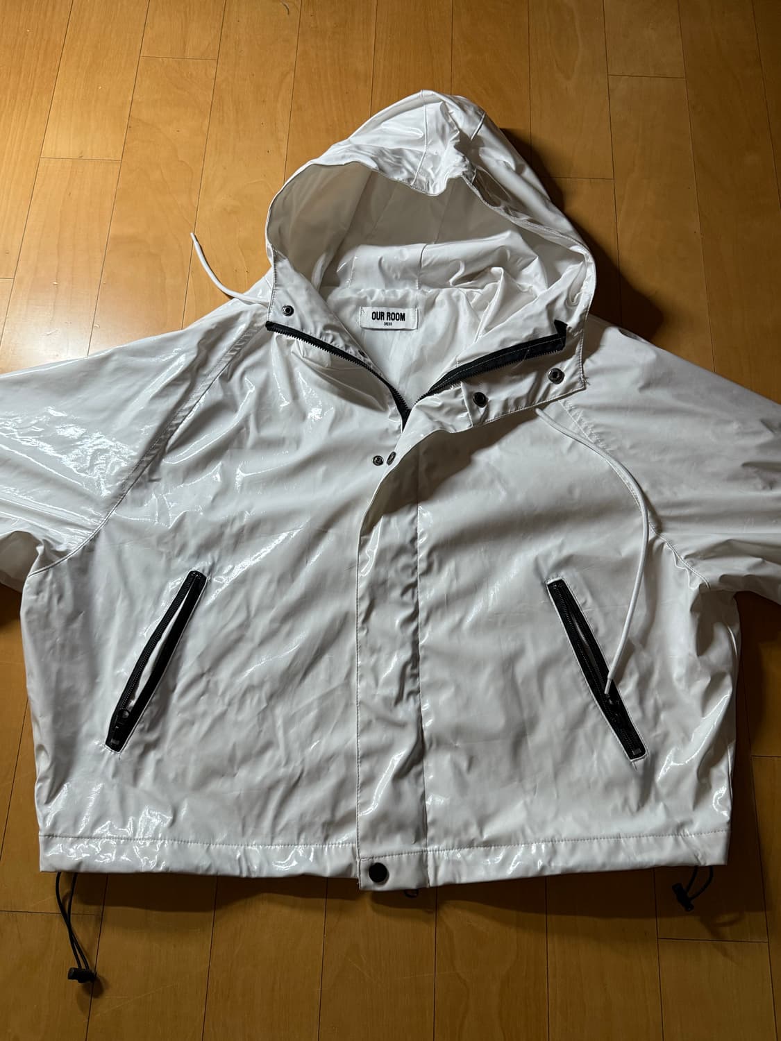 캄웨이브 에나멜 후드 바람막이 자켓  상품이미지2