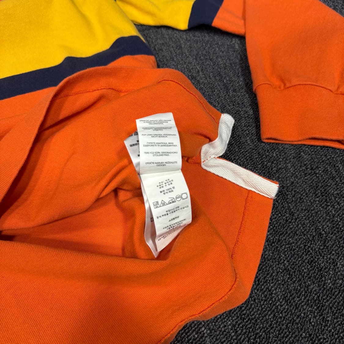 폴로 랄프로렌 오렌지 럭비 셔츠  상품이미지10