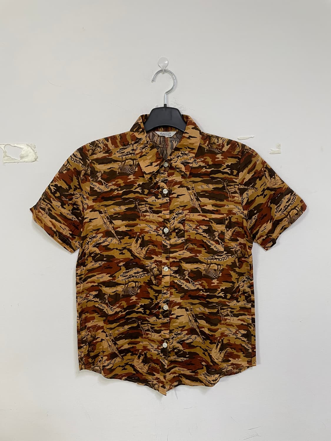 재패니즈 빈티지 사파리 패턴 셔츠 상품이미지2