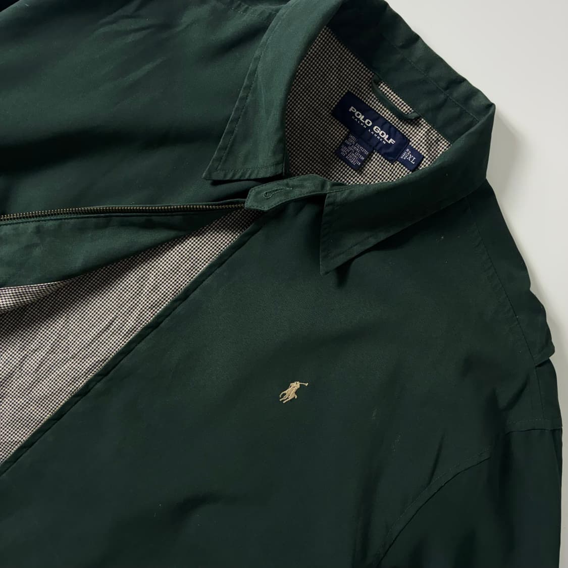 Polo  폴로 골프 90,s 다크그린 트윌 나일론 바이스윙 자켓  Pr 상품이미지4