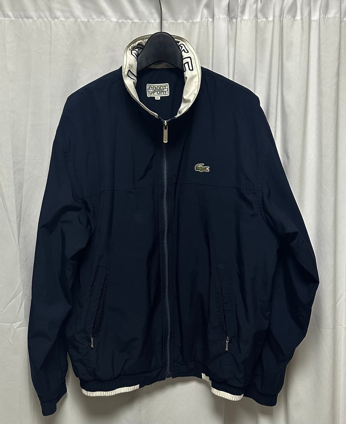 no.172 라코스테 로고라인 블루종자켓 100 상태굿🙂 상품이미지2
