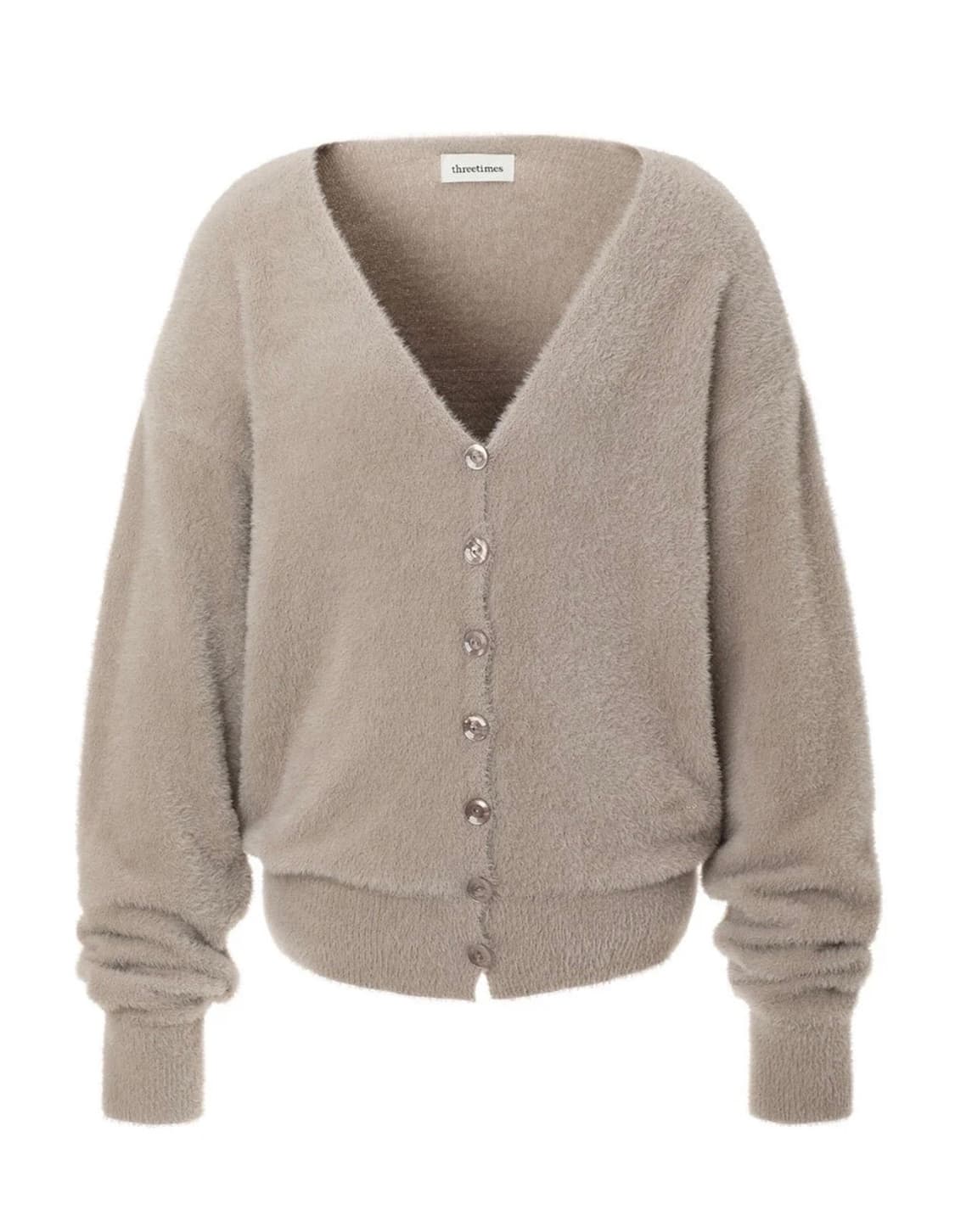 (교환) 쓰리타임즈 페어리 가디건 핑크-> 브라운 상품이미지2
