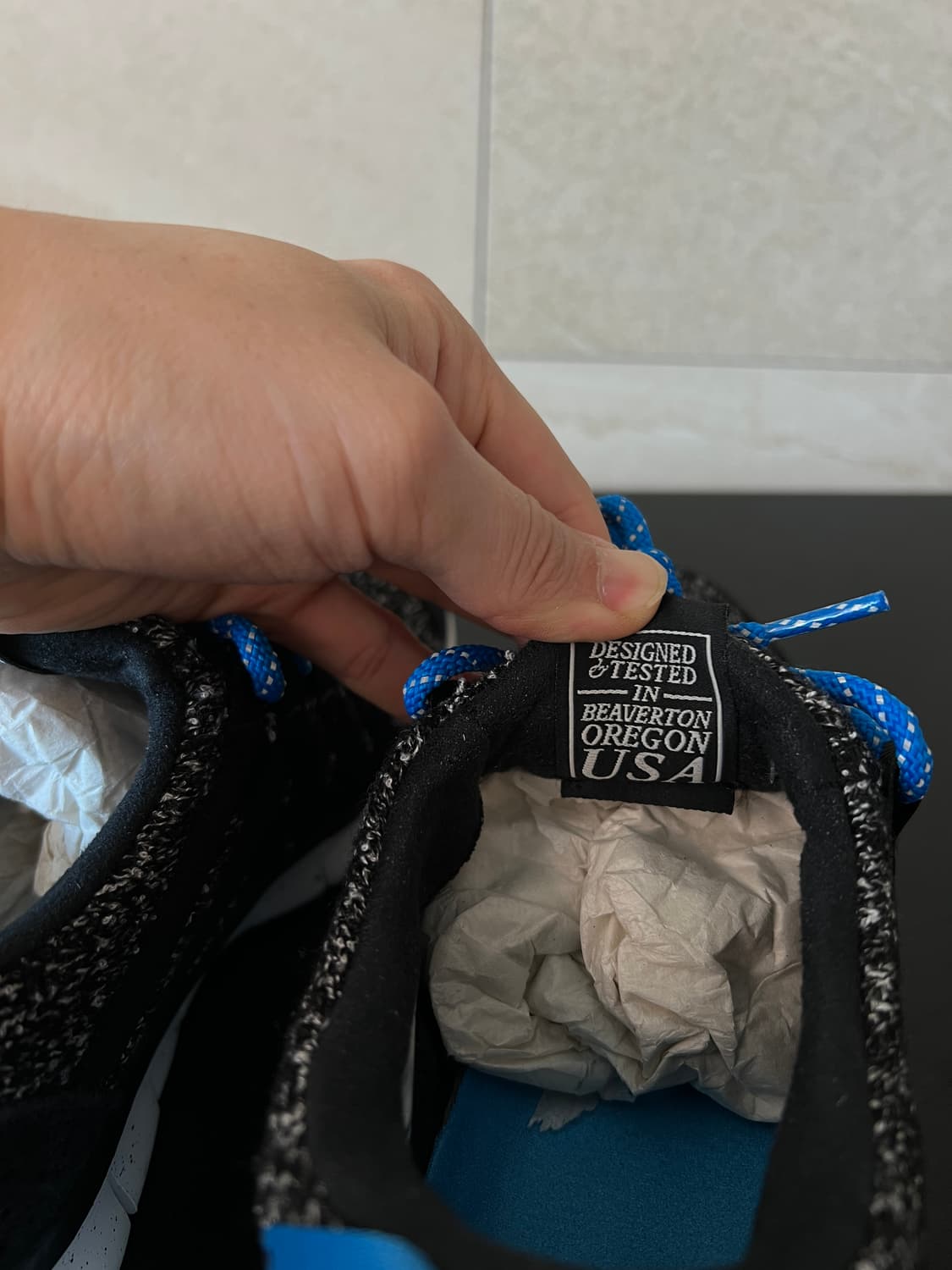 [250mm] 나이키 프리 파워라인+ NRG (블랙/화이트/블루) 상품이미지4