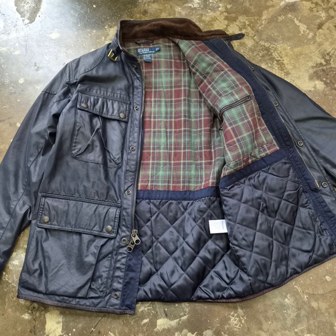 S) 폴로 랄프로렌 왁스 자켓 아메카지 워크웨어 상품이미지5